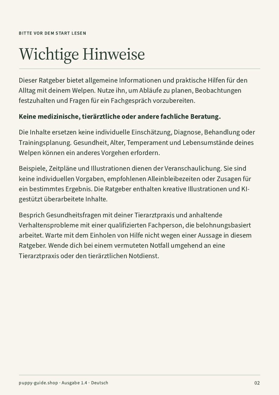 Wichtige Hinweise · Seite 2