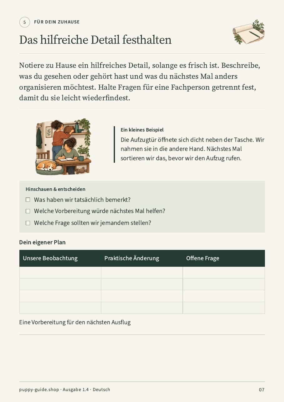 Das hilfreiche Detail festhalten · Seite 7