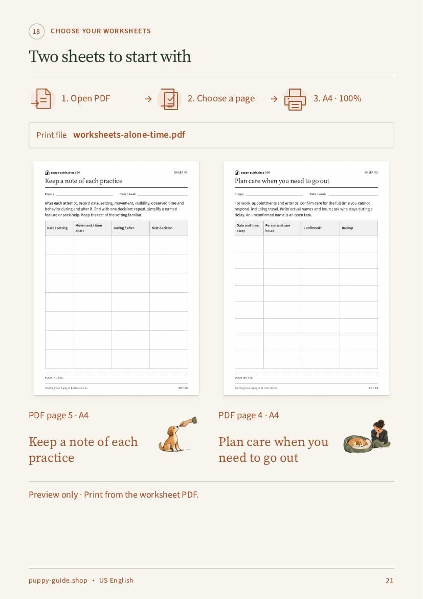 Two sheets to start with · Page 21