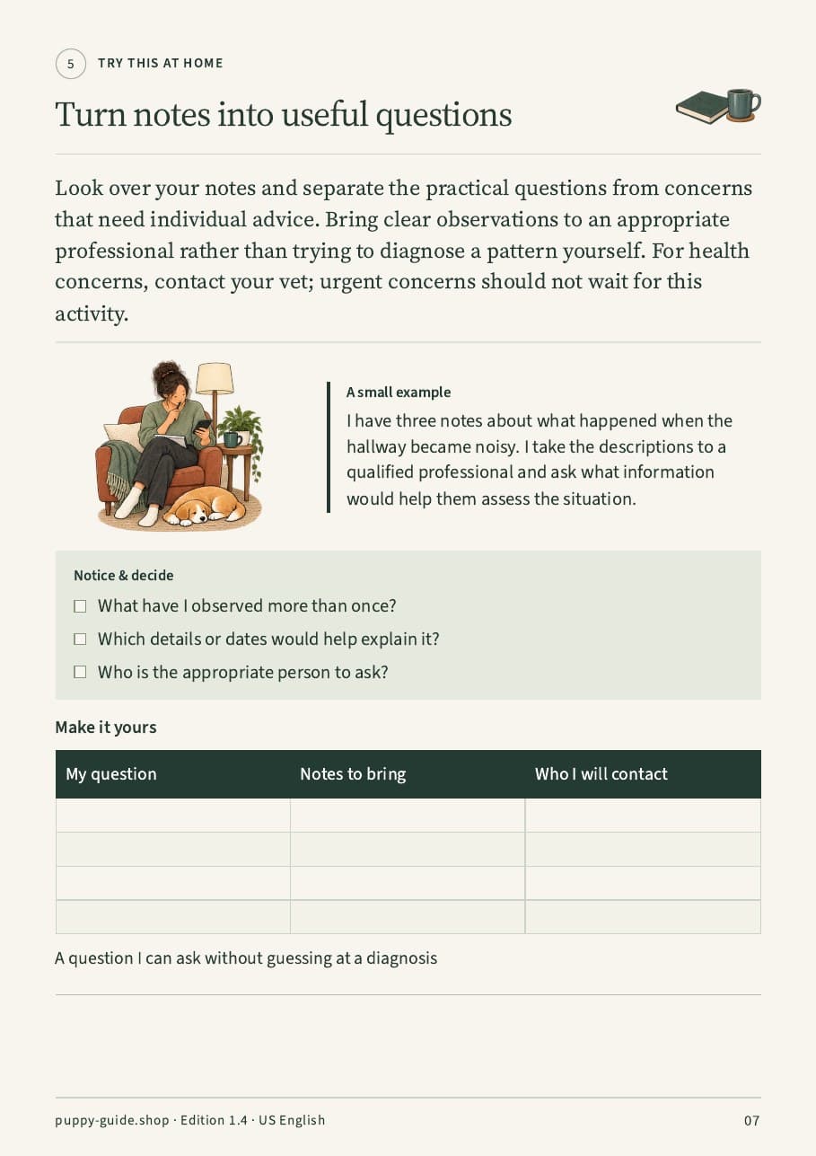 Turn notes into useful questions · Page 7