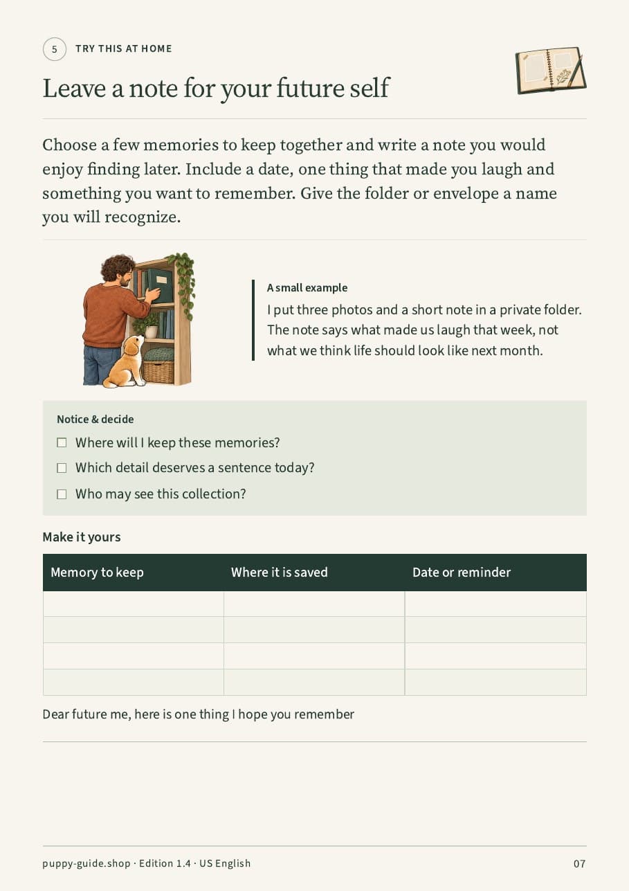 Leave a note for your future self · Page 7