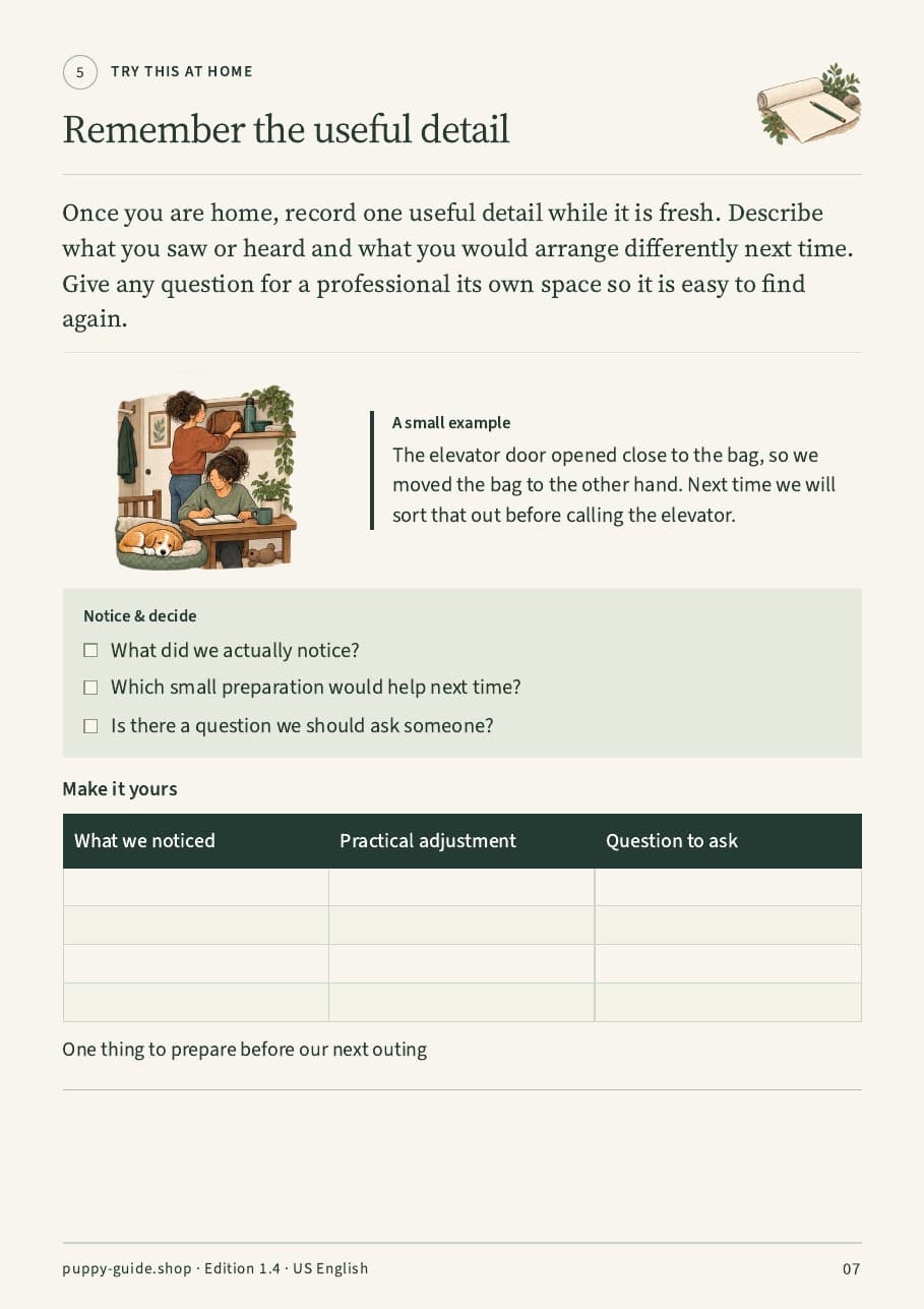 Remember the useful detail · Page 7