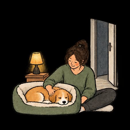 Stay nearby at night