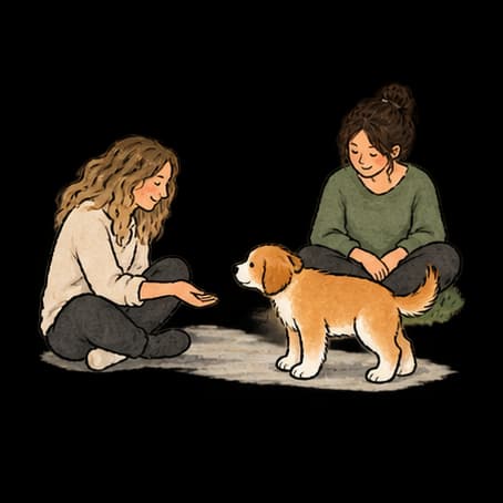 Let your puppy say hello