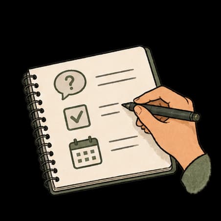 Write down the advice