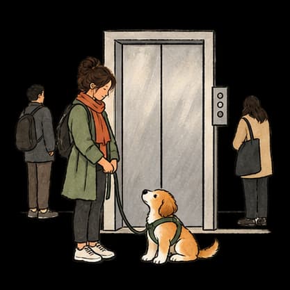 Allow for the elevator wait